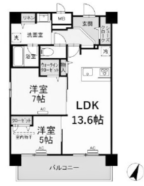 物件○○の間取り図