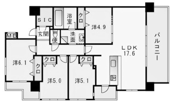 物件○○の間取り図