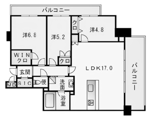 物件○○の間取り図