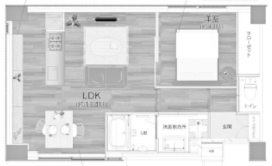 物件○○の間取り図