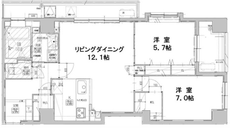 物件○○の間取り図