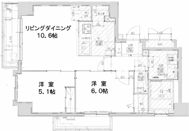 物件○○の間取り図