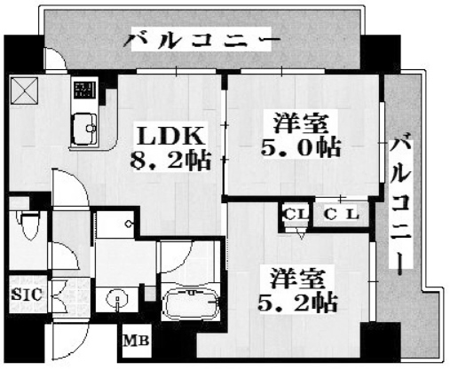 物件○○の間取り図