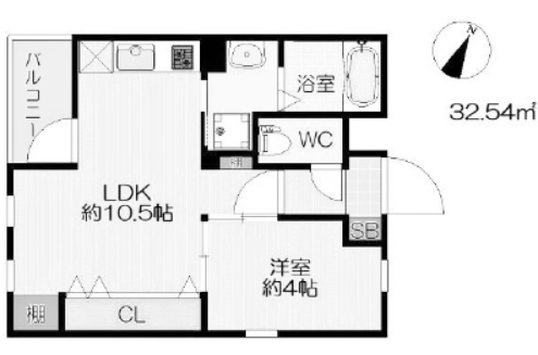 物件○○の間取り図