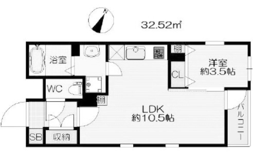 物件○○の間取り図