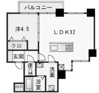 物件○○の間取り図