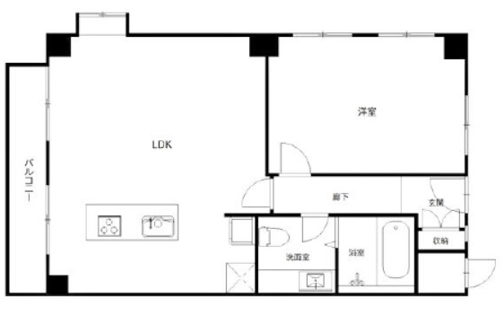 物件○○の間取り図