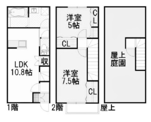 物件○○の間取り図