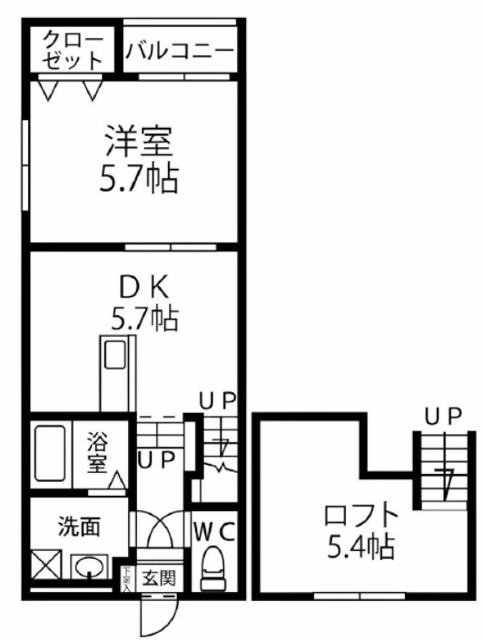 物件○○の間取り図