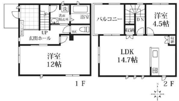 物件○○の間取り図