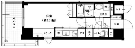 物件○○の間取り図