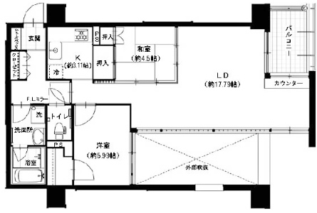 物件○○の間取り図