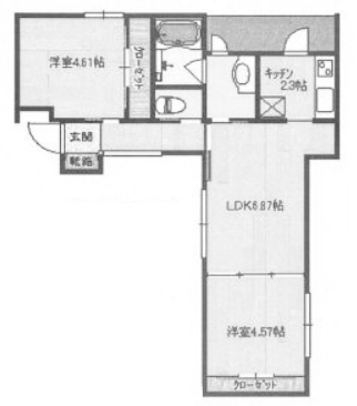 物件○○の間取り図