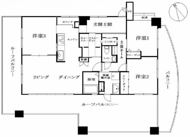 物件○○の間取り図