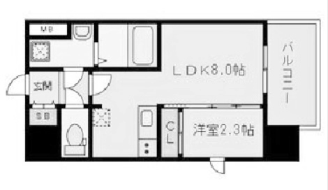 物件○○の間取り図