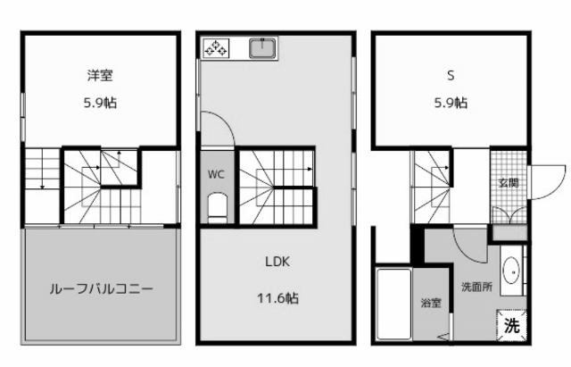 物件○○の間取り図