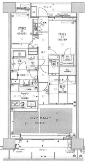 物件○○の間取り図