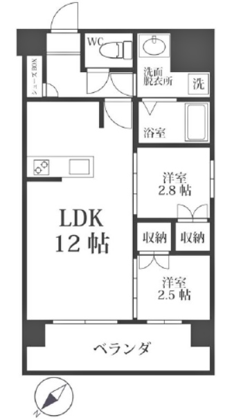 物件○○の間取り図