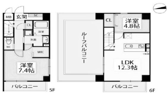 物件○○の間取り図