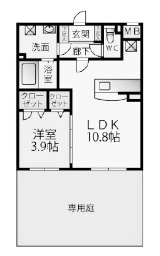 物件○○の間取り図