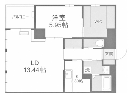 物件○○の間取り図