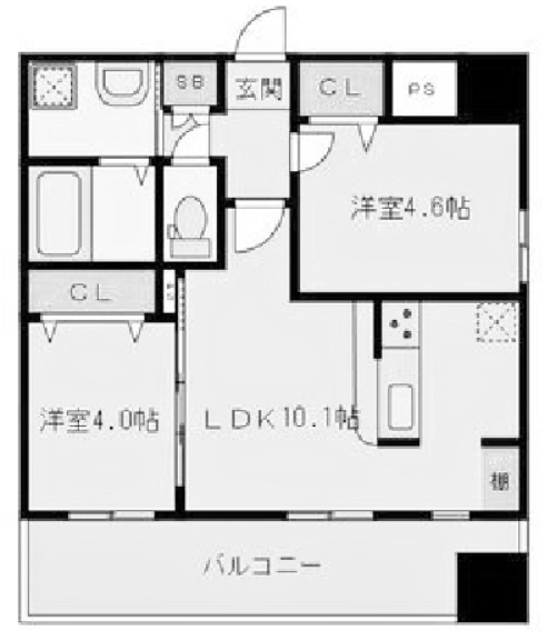 物件○○の間取り図