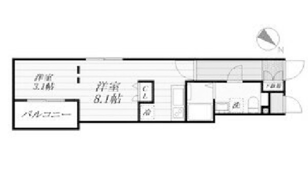 物件○○の間取り図