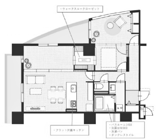 物件○○の間取り図