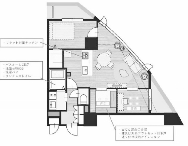 物件○○の間取り図