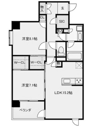 物件○○の間取り図