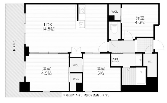 物件○○の間取り図