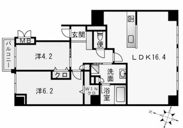 物件○○の間取り図