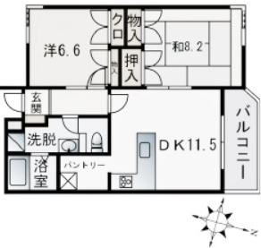 物件○○の間取り図