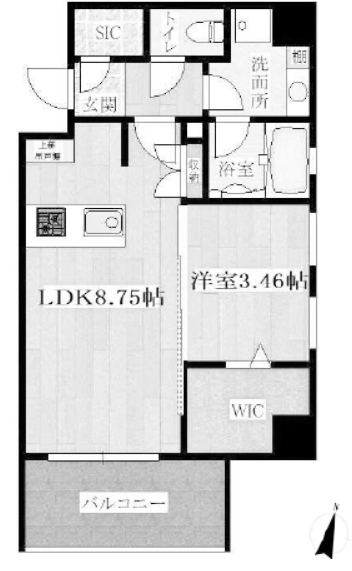 物件○○の間取り図