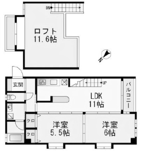 物件○○の間取り図