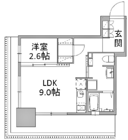 物件○○の間取り図