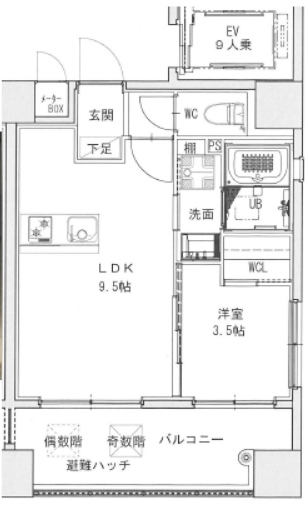 物件○○の間取り図