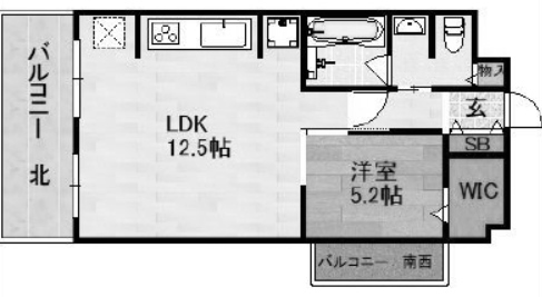 物件○○の間取り図