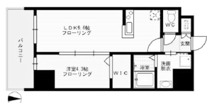 物件○○の間取り図