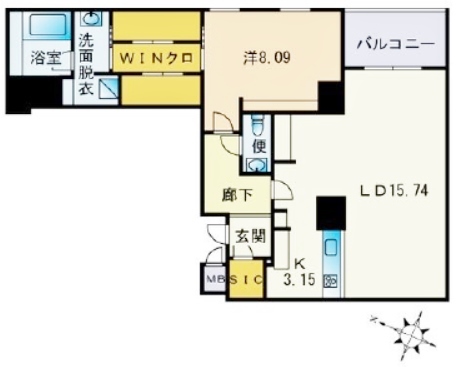 物件○○の間取り図