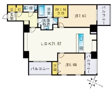 物件○○の間取り図