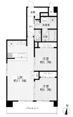 物件○○の間取り図