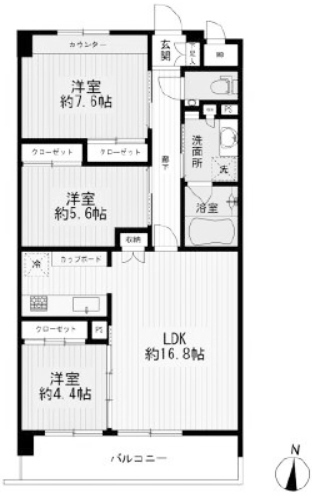 物件○○の間取り図