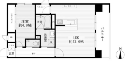 物件○○の間取り図