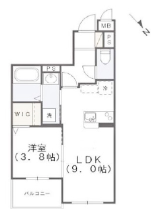 物件○○の間取り図