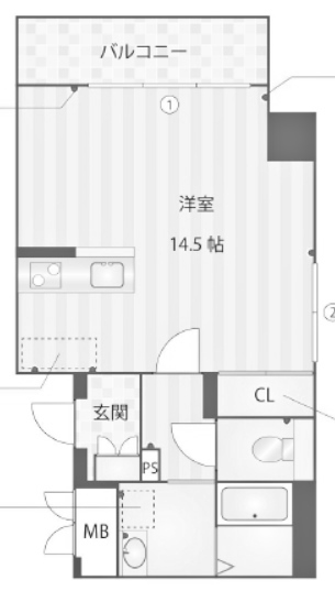 物件○○の間取り図