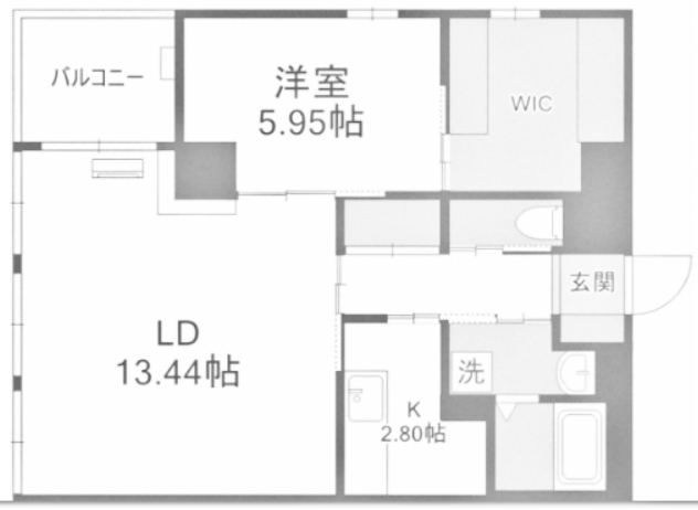 物件○○の間取り図