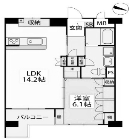 物件○○の間取り図