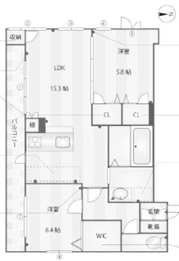 物件○○の間取り図