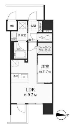 物件○○の間取り図